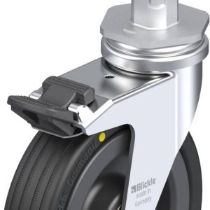 Blickle 652727 LRA-VPA 100K-FI-EL-E04 Kółko skrętne z hamulcem Średnica koła: 100 mm Maksymalne obciążenie: 70 kg 1 szt. Blickle 652727 LRA-VPA 100K-FI-EL-E04 Kółko skrętne z hamulcem Średnica koła: 100 mm Maksymalne obciążenie: 70 kg 1 szt.