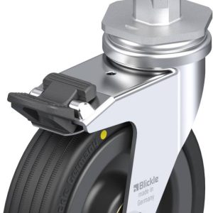 Blickle 751130 LRA-VPA 100K-FI-EL-E05 Kółko skrętne z hamulcem Średnica koła: 100 mm Maksymalne obciążenie: 70 kg 1 szt. Blickle 751130 LRA-VPA 100K-FI-EL-E05 Kółko skrętne z hamulcem Średnica koła: 100 mm Maksymalne obciążenie: 70 kg 1 szt.