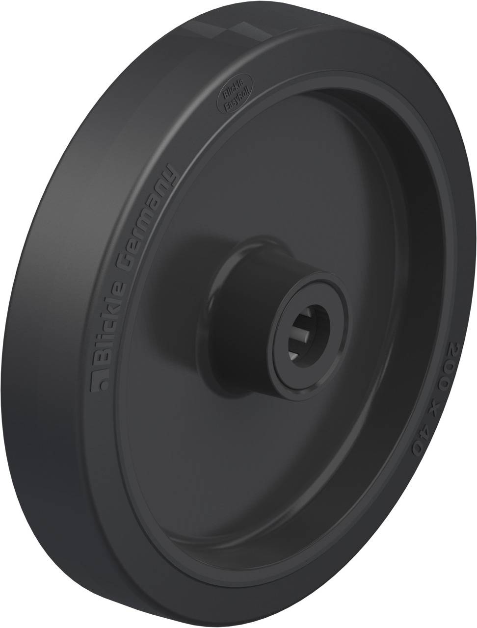 Blickle 745584 POEV 201/20R Koło z tworzywa sztucznego Średnica koła: 200 mm Maksymalne obciążenie: 400 kg 1 szt. - obrazek 1