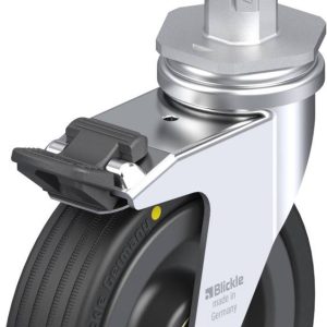 Blickle 751131 LRA-VPA 100K-FI-EL-E07 Kółko skrętne z hamulcem Średnica koła: 100 mm Maksymalne obciążenie: 70 kg 1 szt. Blickle 751131 LRA-VPA 100K-FI-EL-E07 Kółko skrętne z hamulcem Średnica koła: 100 mm Maksymalne obciążenie: 70 kg 1 szt.