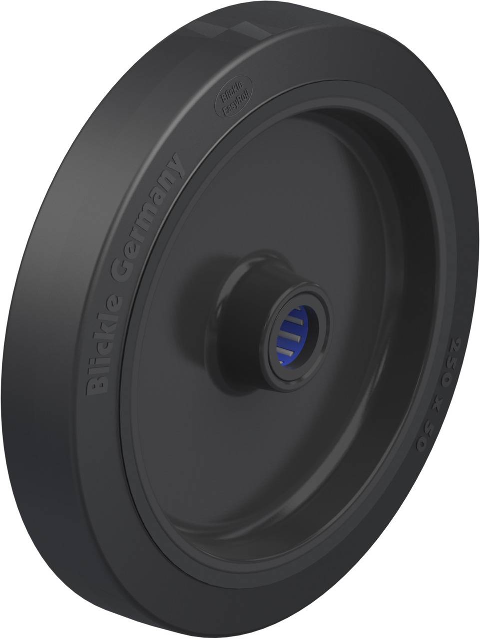 Blickle 90829 POEV 250/25XR Koło z tworzywa sztucznego Średnica koła: 250 mm Maksymalne obciążenie: 600 kg 1 szt. - obrazek 1