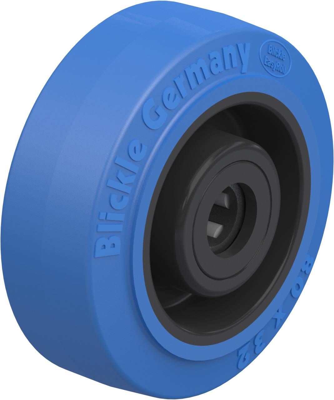 Blickle 597716 POEV 80/12R-SB Koło z tworzywa sztucznego Średnica koła: 80 mm Maksymalne obciążenie: 140 kg 1 szt. - obrazek 1