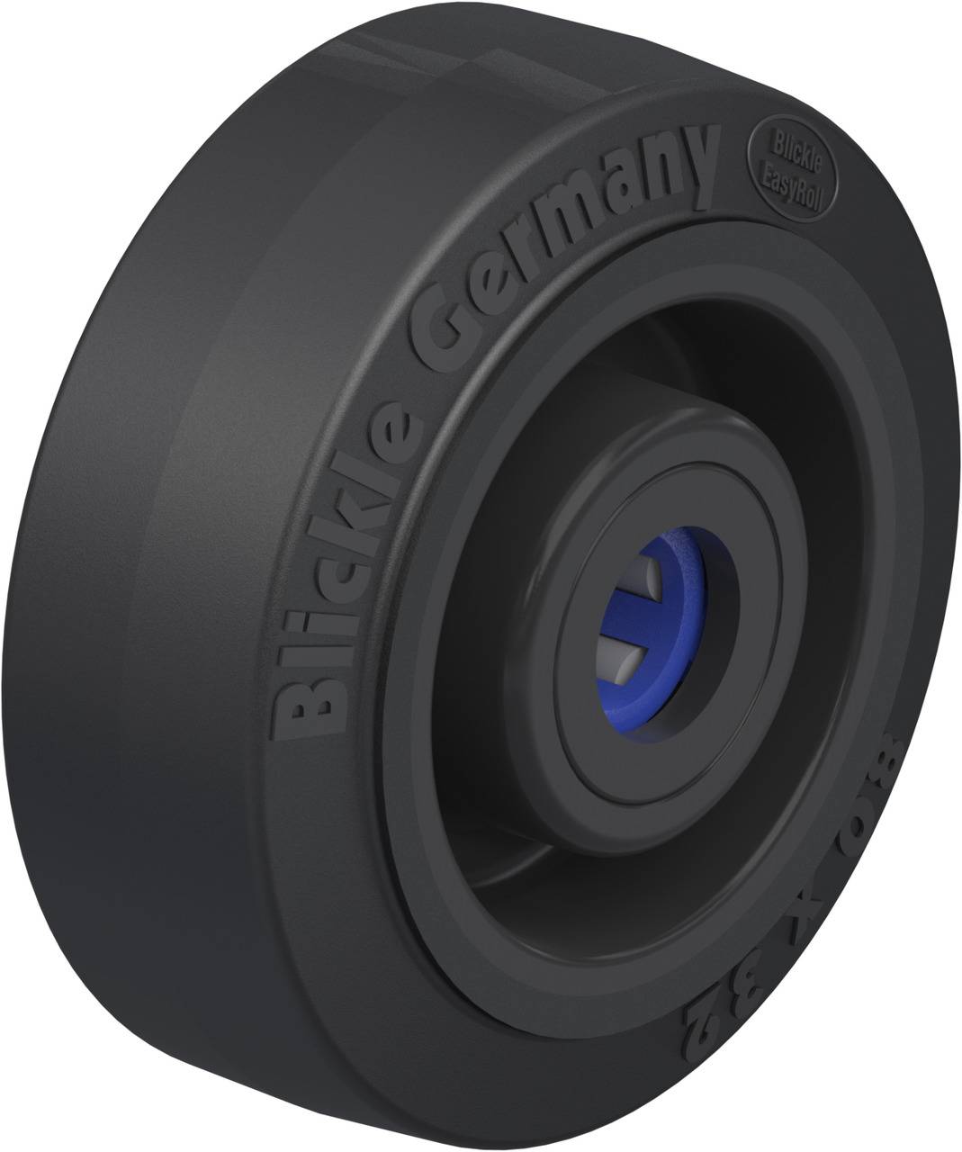 Blickle 850032 POEV 80/12XR Koło z tworzywa sztucznego Średnica koła: 80 mm Maksymalne obciążenie: 140 kg 1 szt. - obrazek 1