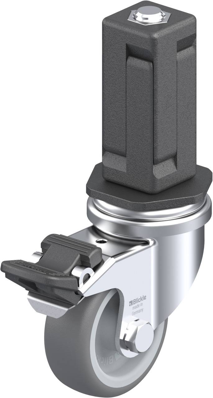 Blickle 847767 LRA-TPA 50G-FI-EV04 Kółko skrętne z hamulcem Średnica koła: 50 mm Maksymalne obciążenie: 50 kg 1 szt. - obrazek 1
