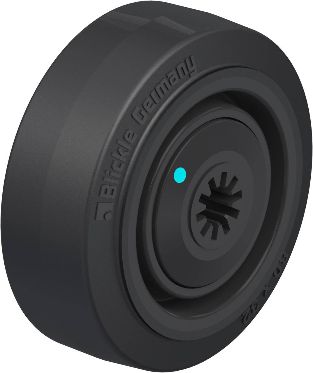 Blickle 845588 POEV 80/8KFD Koło z tworzywa sztucznego Średnica koła: 80 mm Maksymalne obciążenie: 140 kg 1 szt. - obrazek 1
