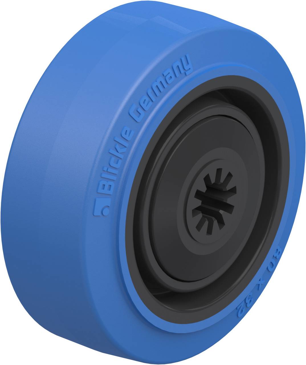 Blickle 850034 POEV 80/8KF-SB Koło z tworzywa sztucznego Średnica koła: 80 mm Maksymalne obciążenie: 140 kg 1 szt. - obrazek 1