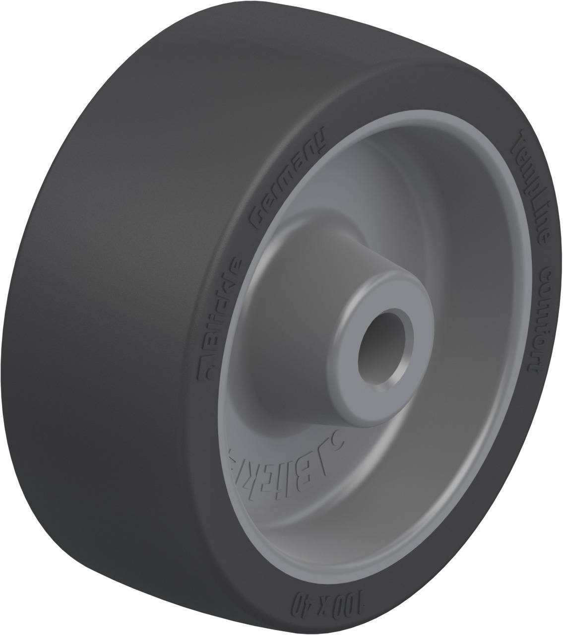 Blickle 744368 POSI 100/12G Koło z tworzywa sztucznego Średnica koła: 100 mm Maksymalne obciążenie: 100 kg 1 szt. - obrazek 1