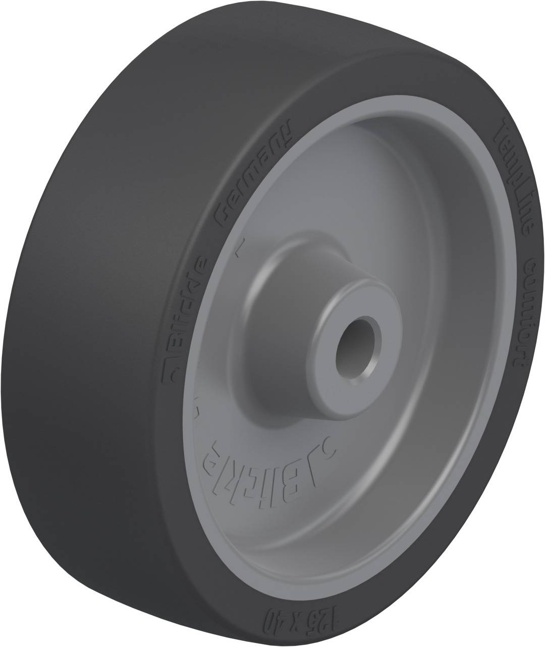 Blickle 844340 POSI 125/12G Koło z tworzywa sztucznego Średnica koła: 125 mm Maksymalne obciążenie: 120 kg 1 szt. - obrazek 1
