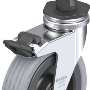 Blickle 856332 LRA-VPA 100K-FI-ER02 Kółko skrętne z hamulcem Średnica koła: 100 mm Maksymalne obciążenie: 70 kg 1 szt.