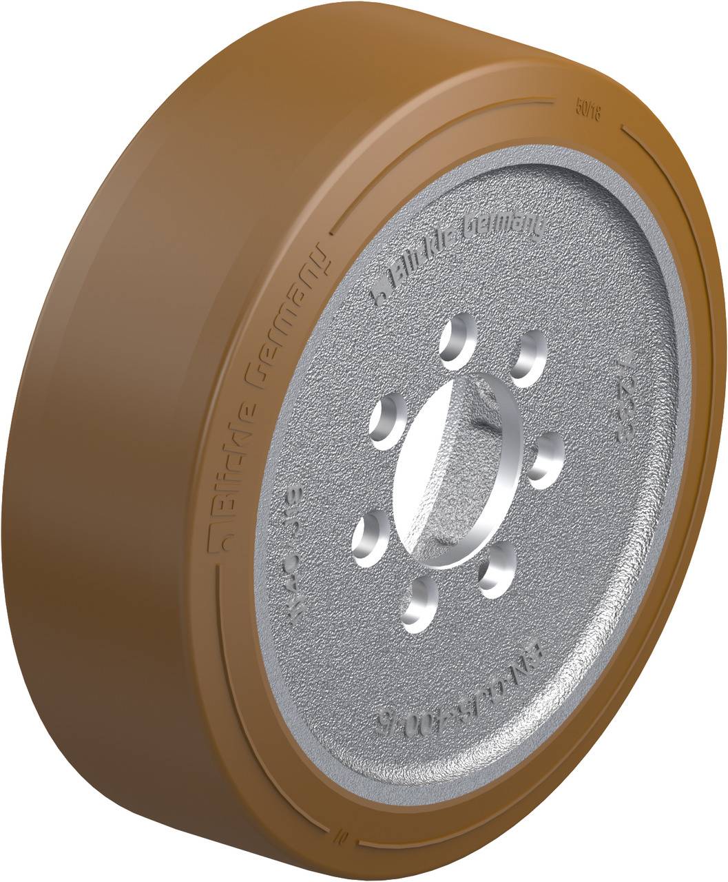 Blickle 754009 RB 343x114/80-7 Koło wózka widłowego Średnica koła: 343 mm 1 szt. - obrazek 1