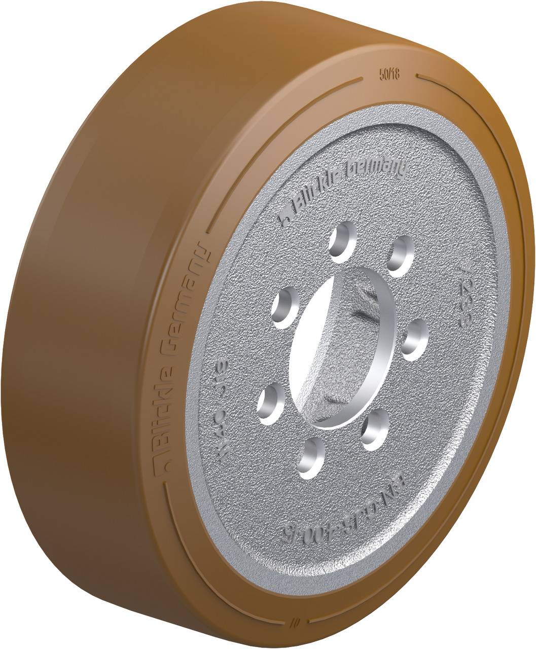 Blickle 755620 RB 343x114/90-7 Koło wózka widłowego Średnica koła: 343 mm 1 szt. - obrazek 1