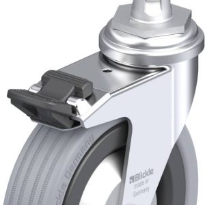 Blickle 286724 LRA-VPA 100K-FI-FA-E01 Kółko skrętne z hamulcem Średnica koła: 100 mm Maksymalne obciążenie: 70 kg 1 szt.