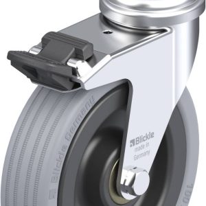 Blickle 284711 LRA-VPA 100K-FI-GS10 Kółko skrętne z hamulcem Średnica koła: 100 mm Maksymalne obciążenie: 70 kg 1 szt. Blickle 284711 LRA-VPA 100K-FI-GS10 Kółko skrętne z hamulcem Średnica koła: 100 mm Maksymalne obciążenie: 70 kg 1 szt.