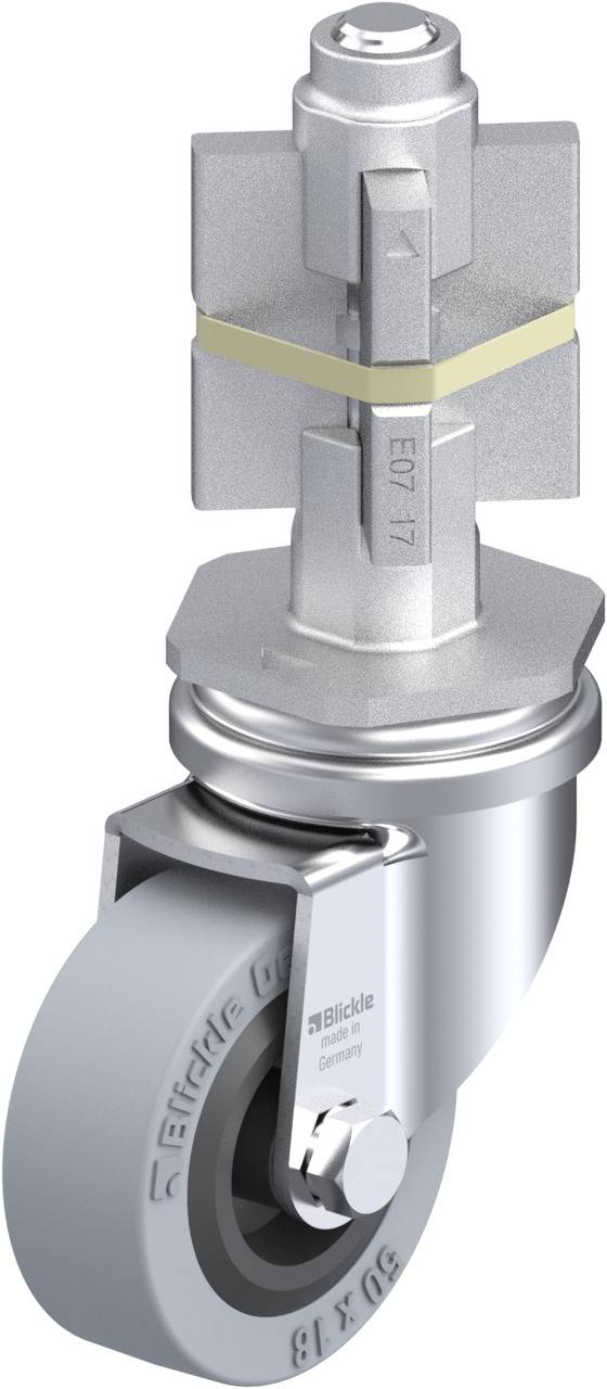 Blickle 663112 LRA-VPA 50G-E07 Kółko skrętne Średnica koła: 50 mm Maksymalne obciążenie: 40 kg 1 szt. - obrazek 1