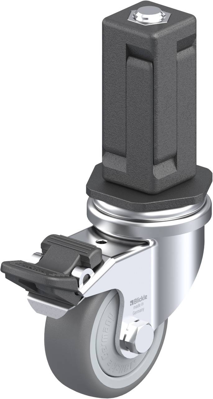 Blickle 847785 LRA-TPA 50KF-FI-EV04 Kółko skrętne z hamulcem Średnica koła: 50 mm Maksymalne obciążenie: 50 kg 1 szt. - obrazek 1