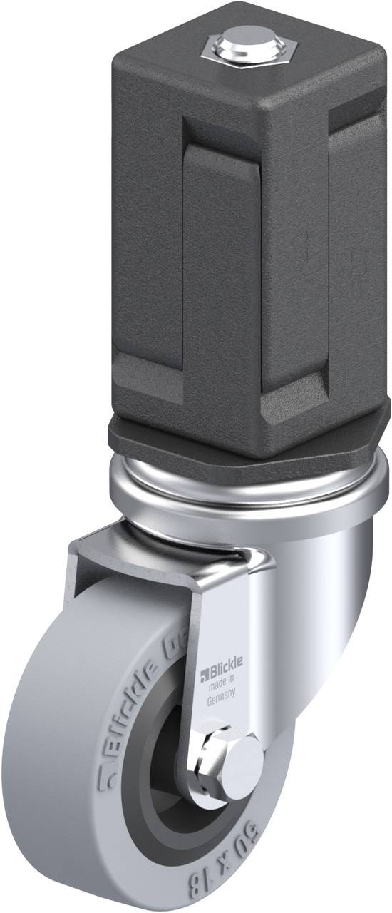 Blickle 847970 LRA-VPA 50G-EV07 Kółko skrętne Średnica koła: 50 mm Maksymalne obciążenie: 40 kg 1 szt. - obrazek 1
