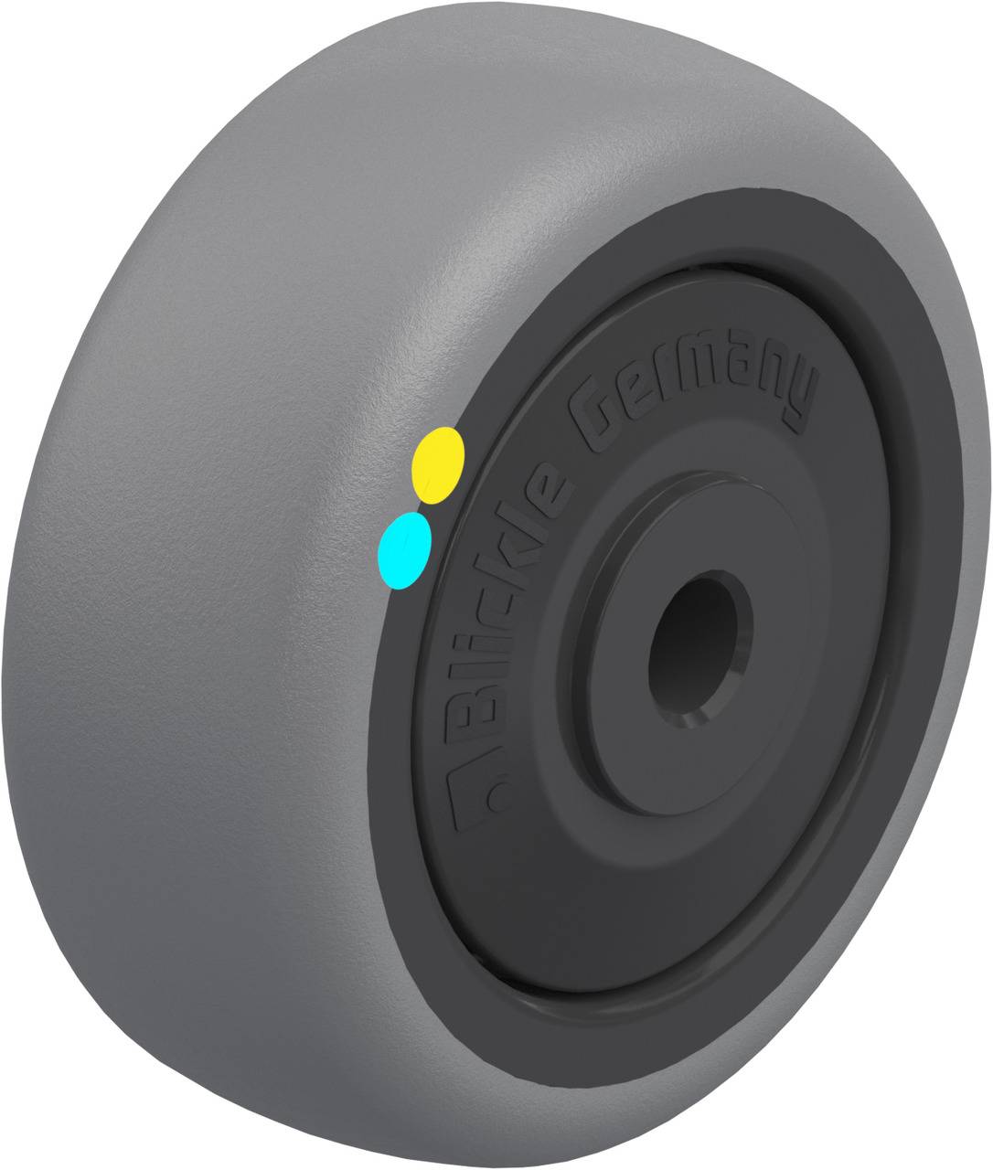 Blickle 617902 TPA 50/6KFD-ELS Koło do dużych obciążeń Średnica koła: 50 mm Maksymalne obciążenie: 30 kg 1 szt. - obrazek 1