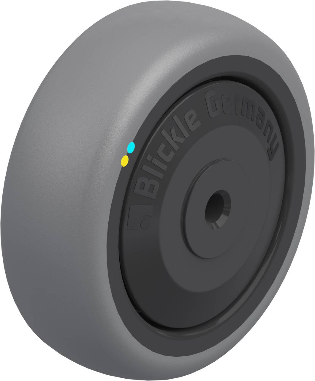 Blickle 617910 TPA 75/6KFD-ELS Koło do dużych obciążeń Średnica koła: 75 mm Maksymalne obciążenie: 50 kg 1 szt. - obrazek 1