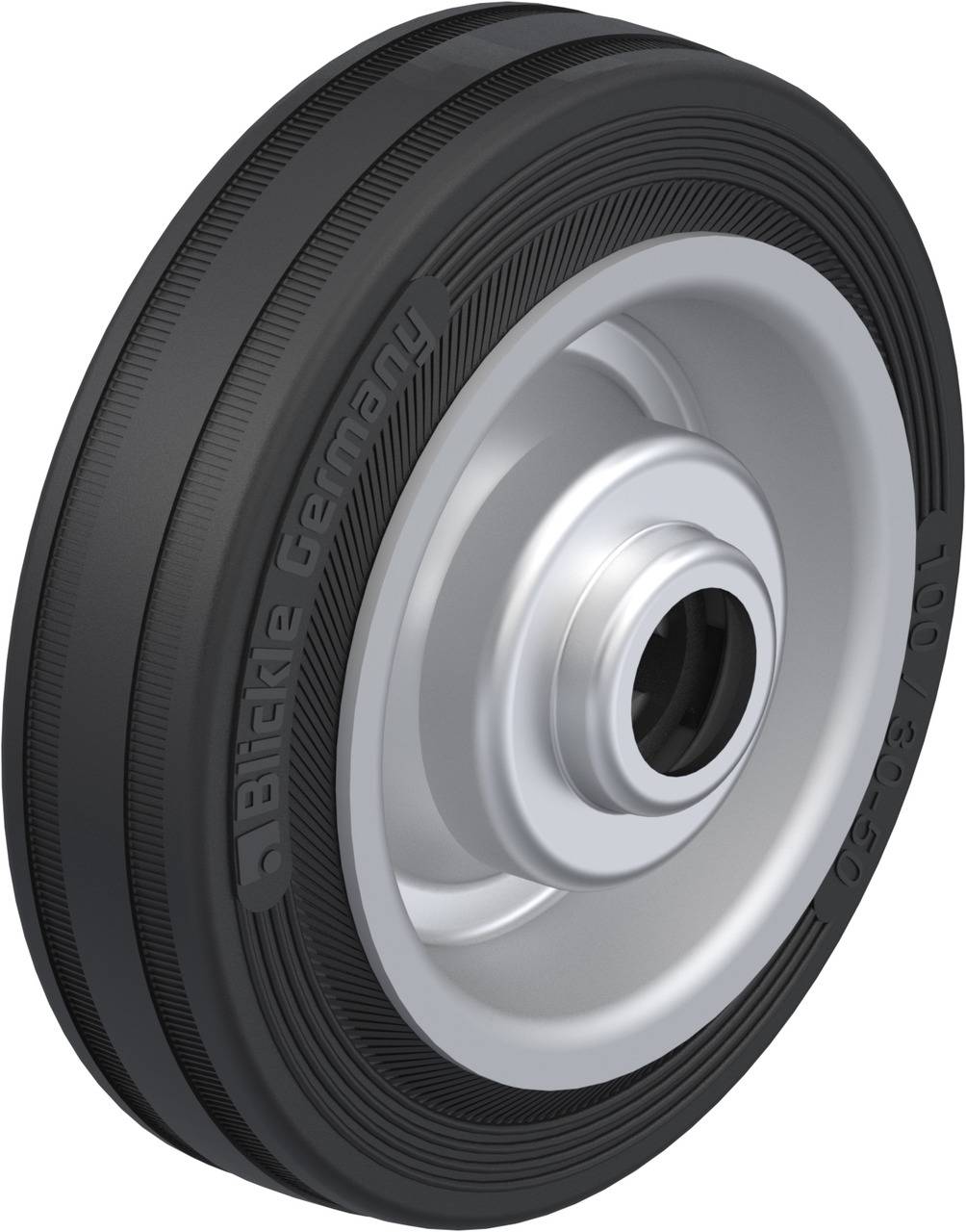 Blickle 40956 V 100/15R Koło do dużych obciążeń Średnica koła: 100 mm Maksymalne obciążenie: 70 kg 1 szt. - obrazek 1