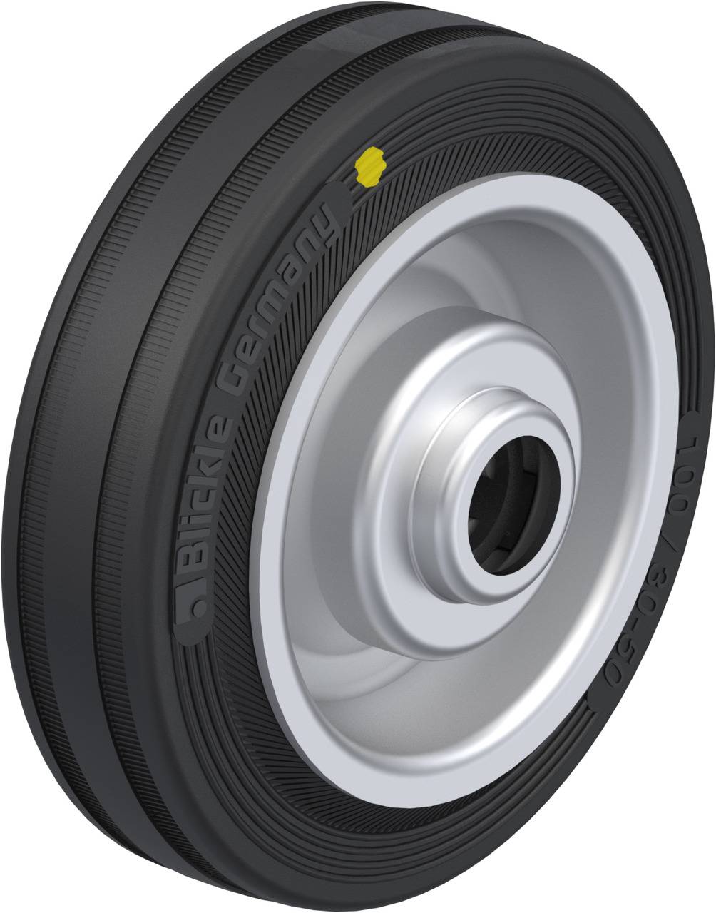Blickle 64204 V 100/15R-EL Koło do dużych obciążeń Średnica koła: 100 mm Maksymalne obciążenie: 70 kg 1 szt. - obrazek 1