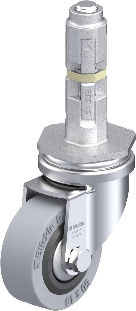 Blickle 634337 LRA-VPA 50G-FA-E02 Kółko skrętne Średnica koła: 50 mm Maksymalne obciążenie: 40 kg 1 szt. - obrazek 1
