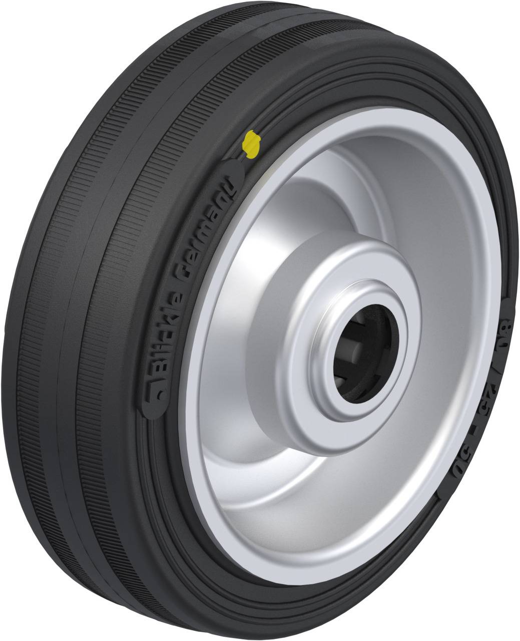 Blickle 95034 V 80/12R-EL Koło do dużych obciążeń Średnica koła: 80 mm Maksymalne obciążenie: 50 kg 1 szt. - obrazek 1