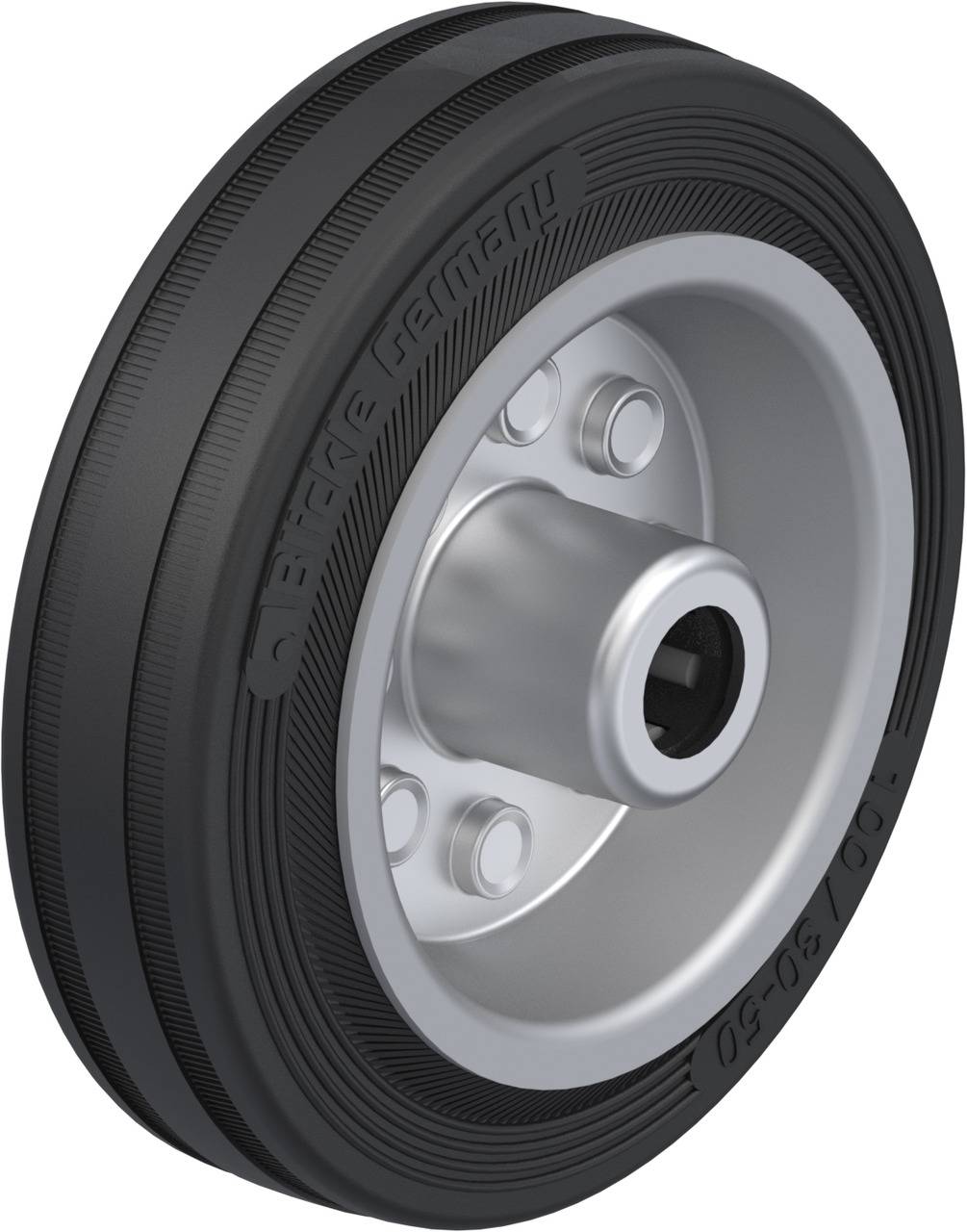Blickle 275784 VE 100/12R Koło do dużych obciążeń Średnica koła: 100 mm Maksymalne obciążenie: 70 kg 1 szt. - obrazek 1