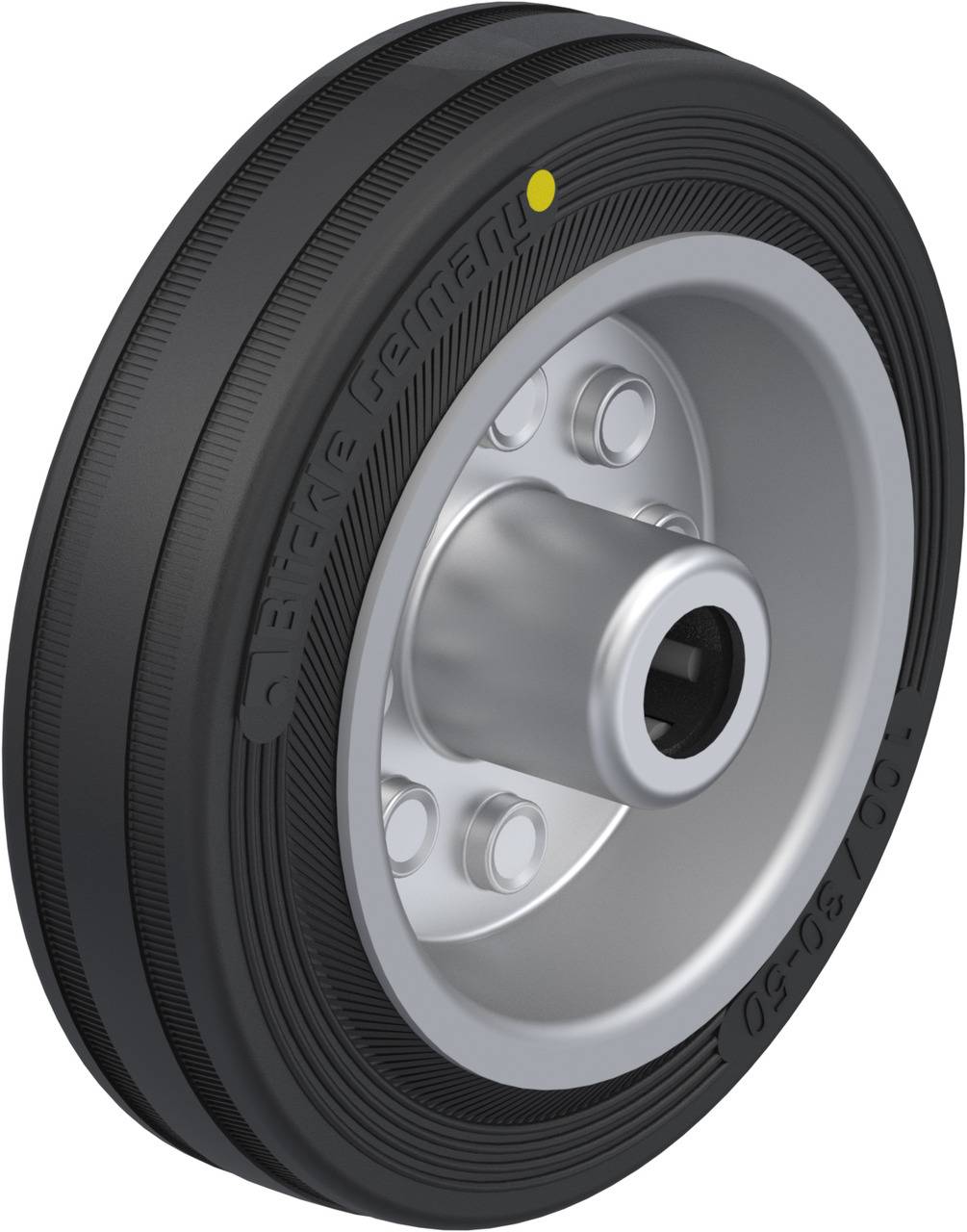 Blickle 498790 VE 100/12R-EL Koło do dużych obciążeń Średnica koła: 100 mm Maksymalne obciążenie: 70 kg 1 szt. - obrazek 1