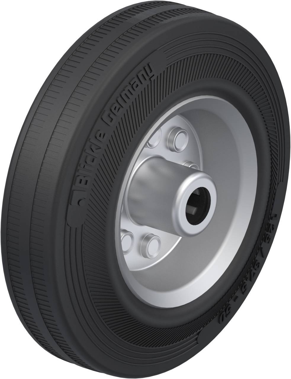 Blickle 275792 VE 125/12R Koło do dużych obciążeń Średnica koła: 125 mm Maksymalne obciążenie: 100 kg 1 szt. - obrazek 1