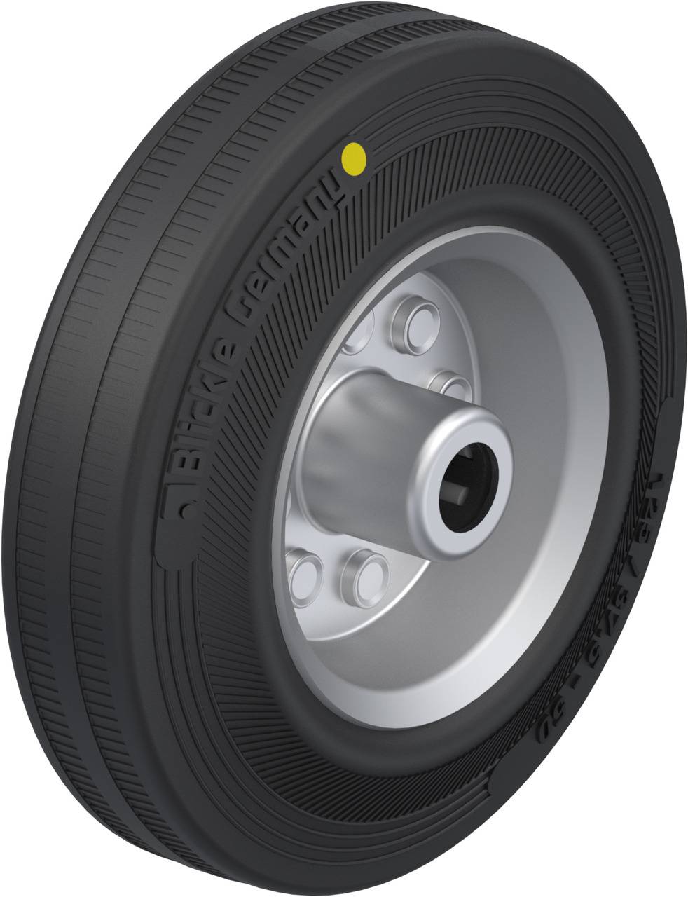 Blickle 483156 VE 125/12R-EL Koło do dużych obciążeń Średnica koła: 125 mm Maksymalne obciążenie: 100 kg 1 szt. - obrazek 1