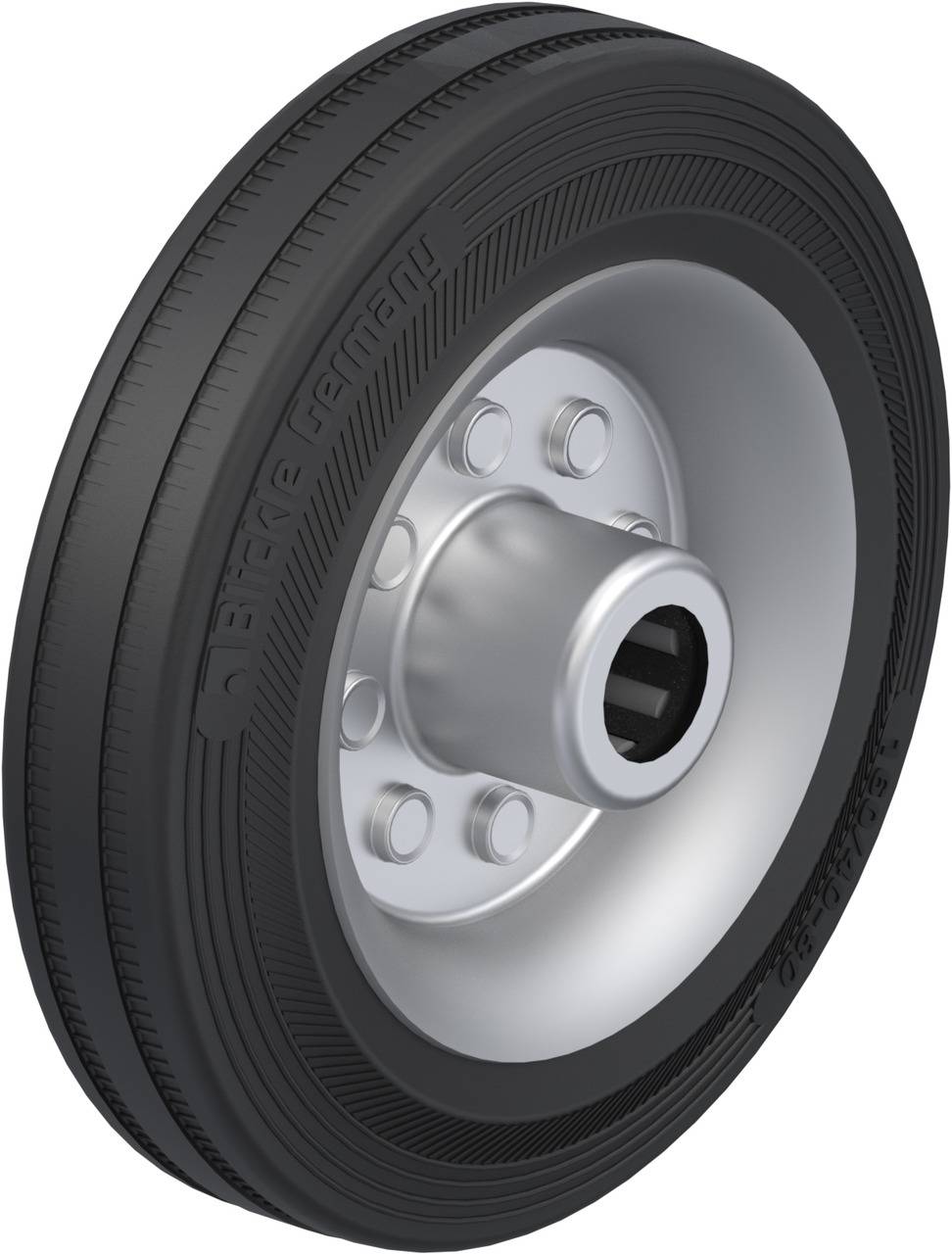 Blickle 451369 VE 160/20R-EL Koło do dużych obciążeń Średnica koła: 160 mm Maksymalne obciążenie: 135 kg 1 szt. - obrazek 1