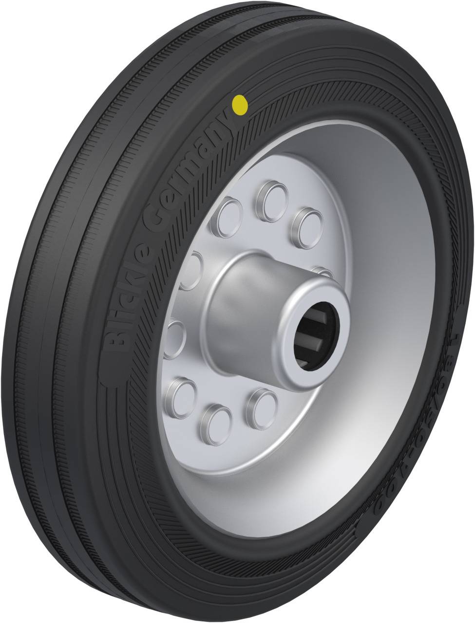 Blickle 638809 VE 180/20R-EL Koło do dużych obciążeń Średnica koła: 180 mm Maksymalne obciążenie: 170 kg 1 szt. - obrazek 1