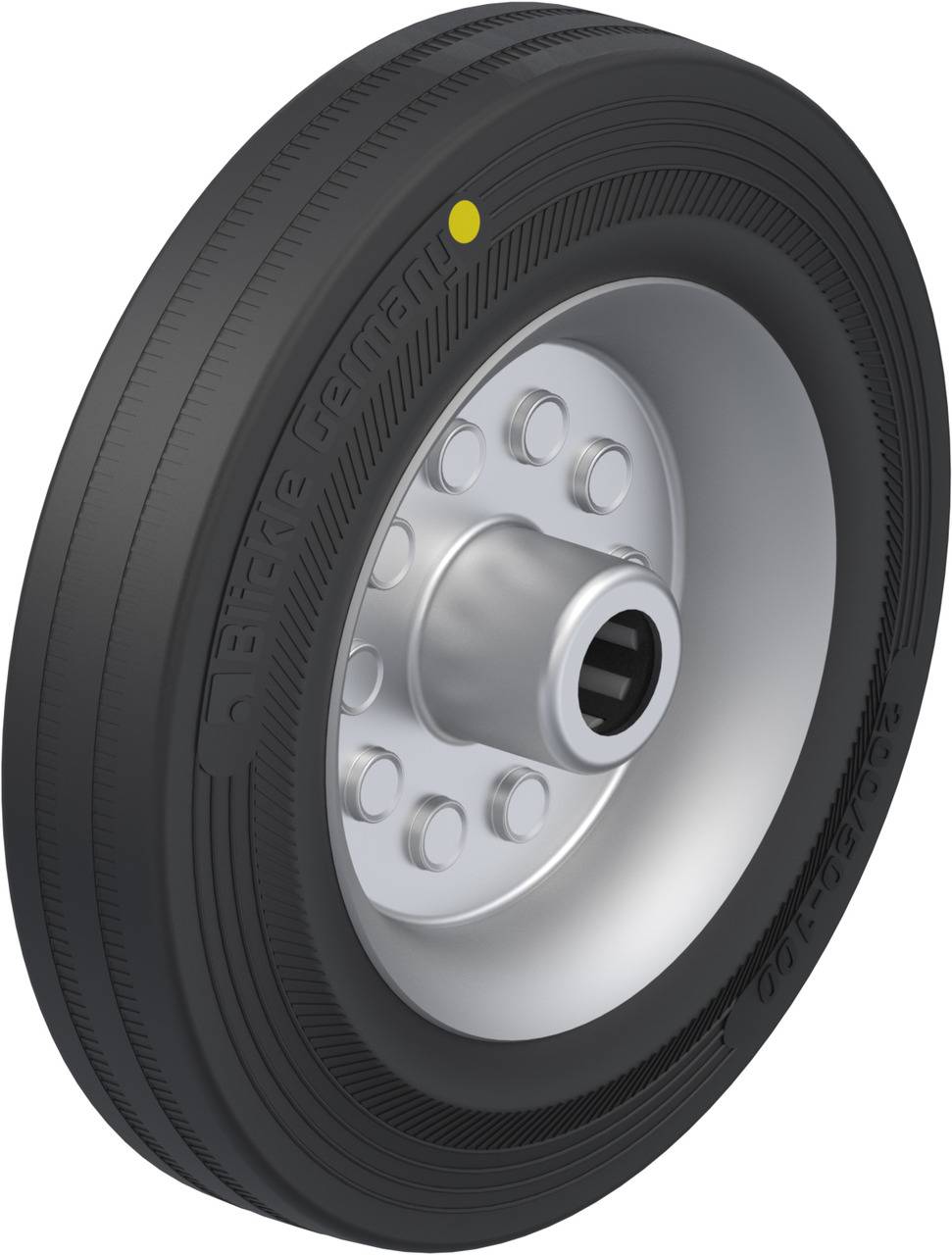 Blickle 416958 VE 200/20R-EL Koło do dużych obciążeń Średnica koła: 200 mm Maksymalne obciążenie: 205 kg 1 szt. - obrazek 1