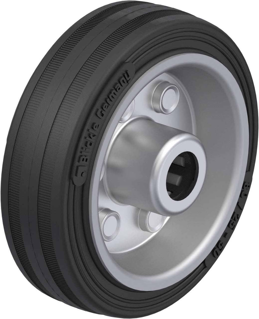Blickle 280669 VE 80/12R Koło do dużych obciążeń Średnica koła: 80 mm Maksymalne obciążenie: 50 kg 1 szt. - obrazek 1