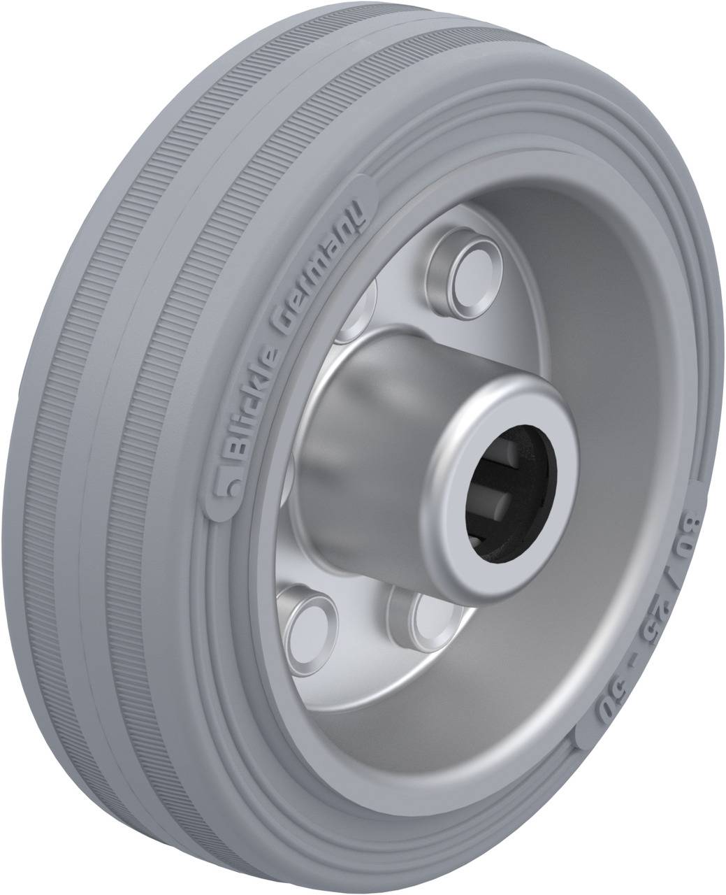 Blickle 573329 VE 80/12R-SG Koło do dużych obciążeń Średnica koła: 80 mm Maksymalne obciążenie: 50 kg 1 szt. - obrazek 1