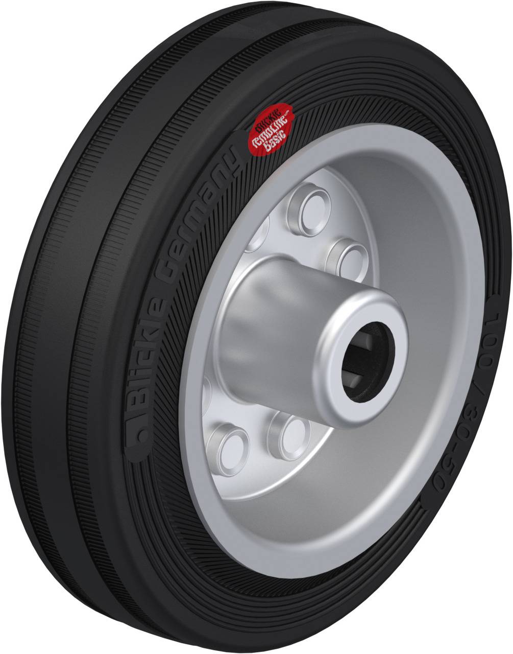 Blickle 587139 VEHI 100/12R Koło do dużych obciążeń Średnica koła: 100 mm Maksymalne obciążenie: 65 kg 1 szt. - obrazek 1