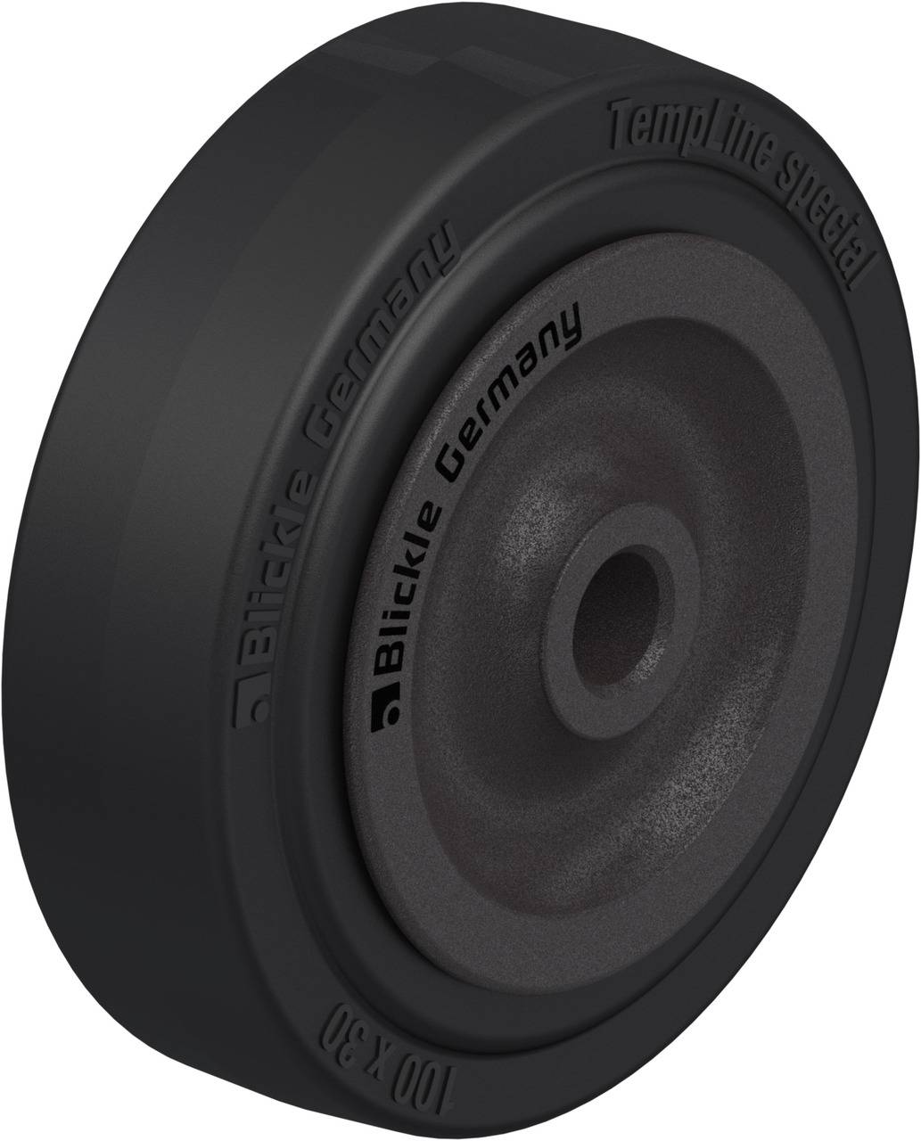 Blickle 547992 VKHT 100/12-38G Koło z tworzywa sztucznego Średnica koła: 100 mm Maksymalne obciążenie: 100 kg 1 szt. - obrazek 1