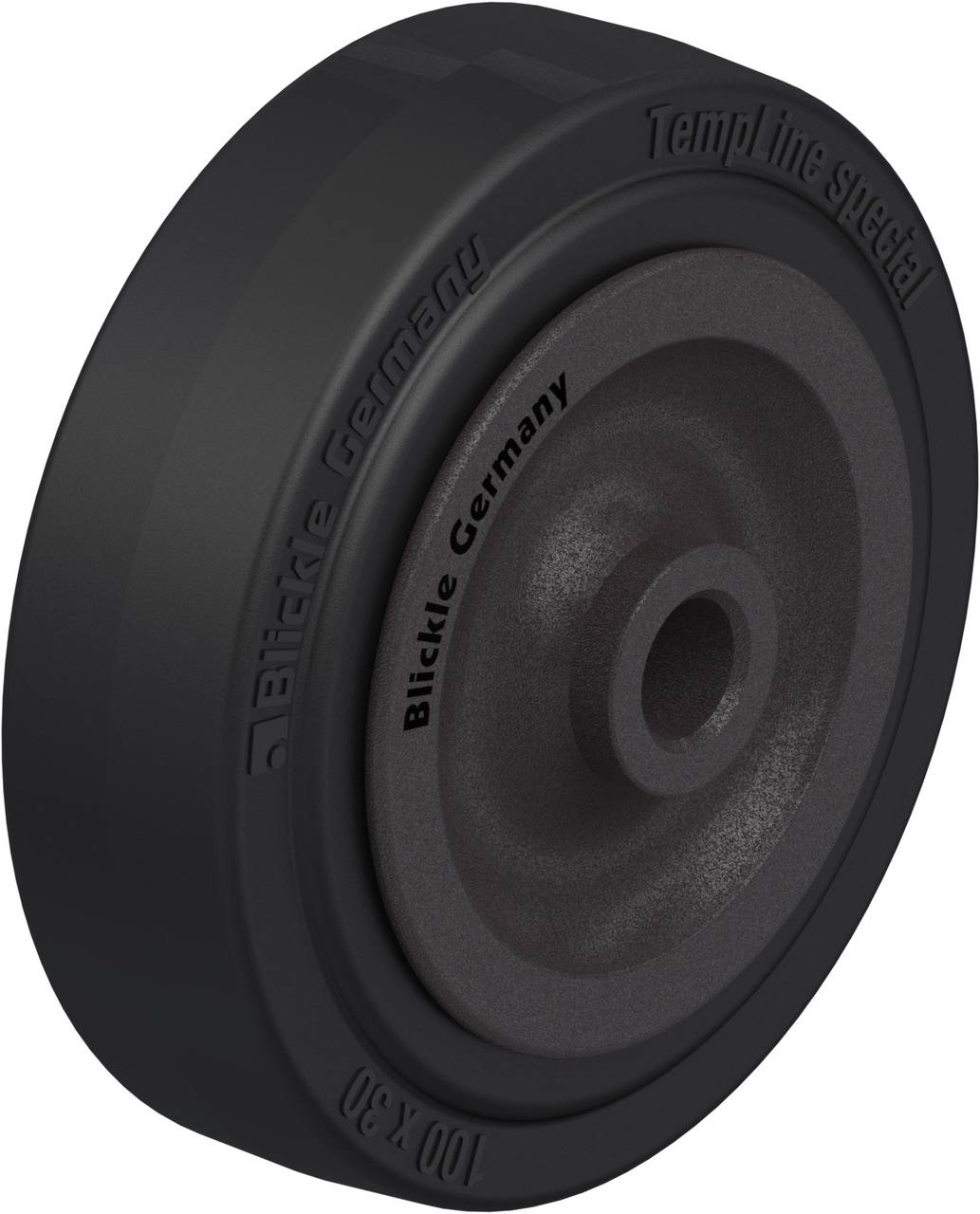Blickle 548024 VKHT 100/12-45G Koło z tworzywa sztucznego Średnica koła: 100 mm Maksymalne obciążenie: 100 kg 1 szt. - obrazek 1