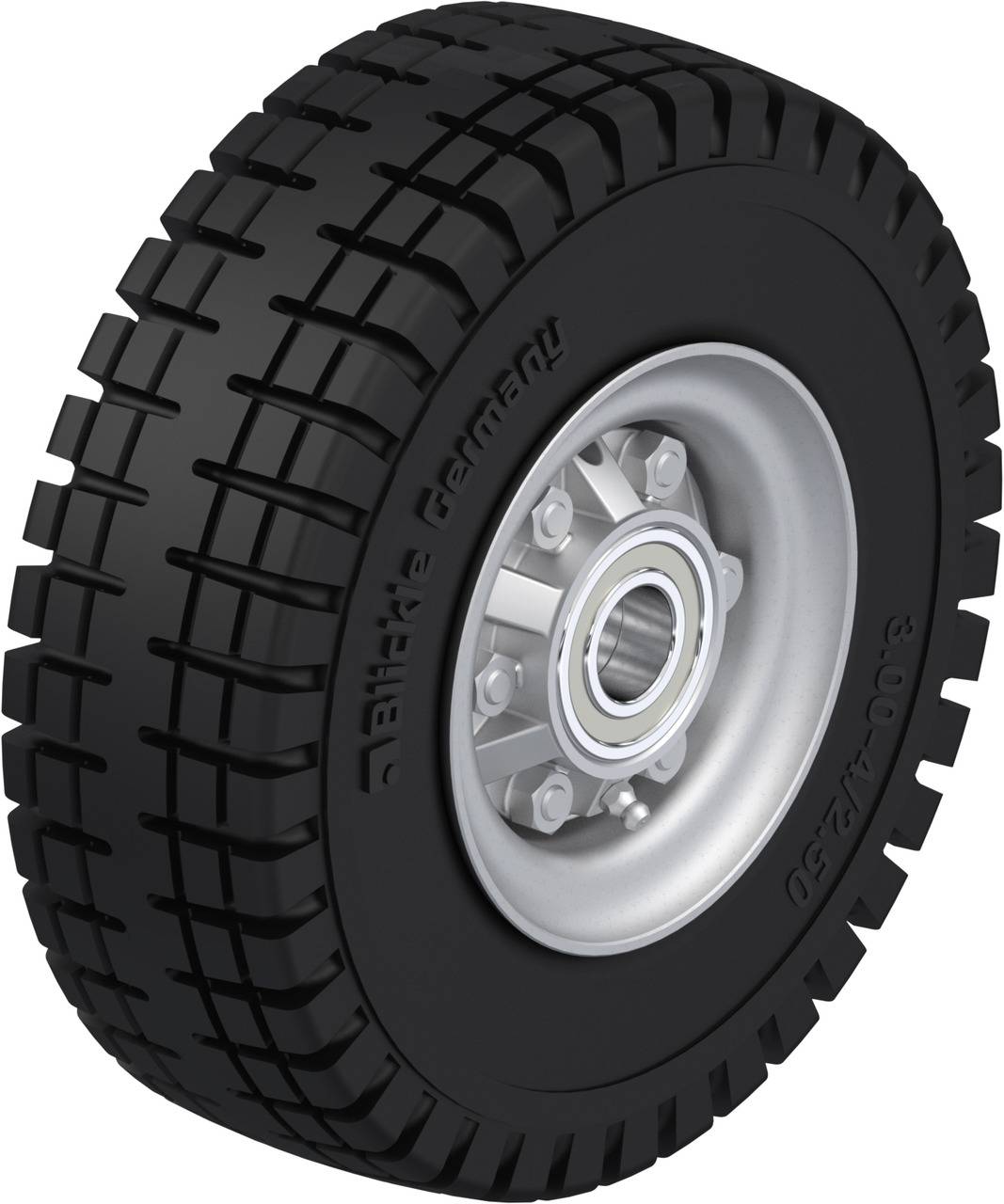 Blickle 621854 VLE 257/25-75K Opona pneumatyczna Średnica koła: 250 mm Maksymalne obciążenie: 600 kg 1 szt. - obrazek 1