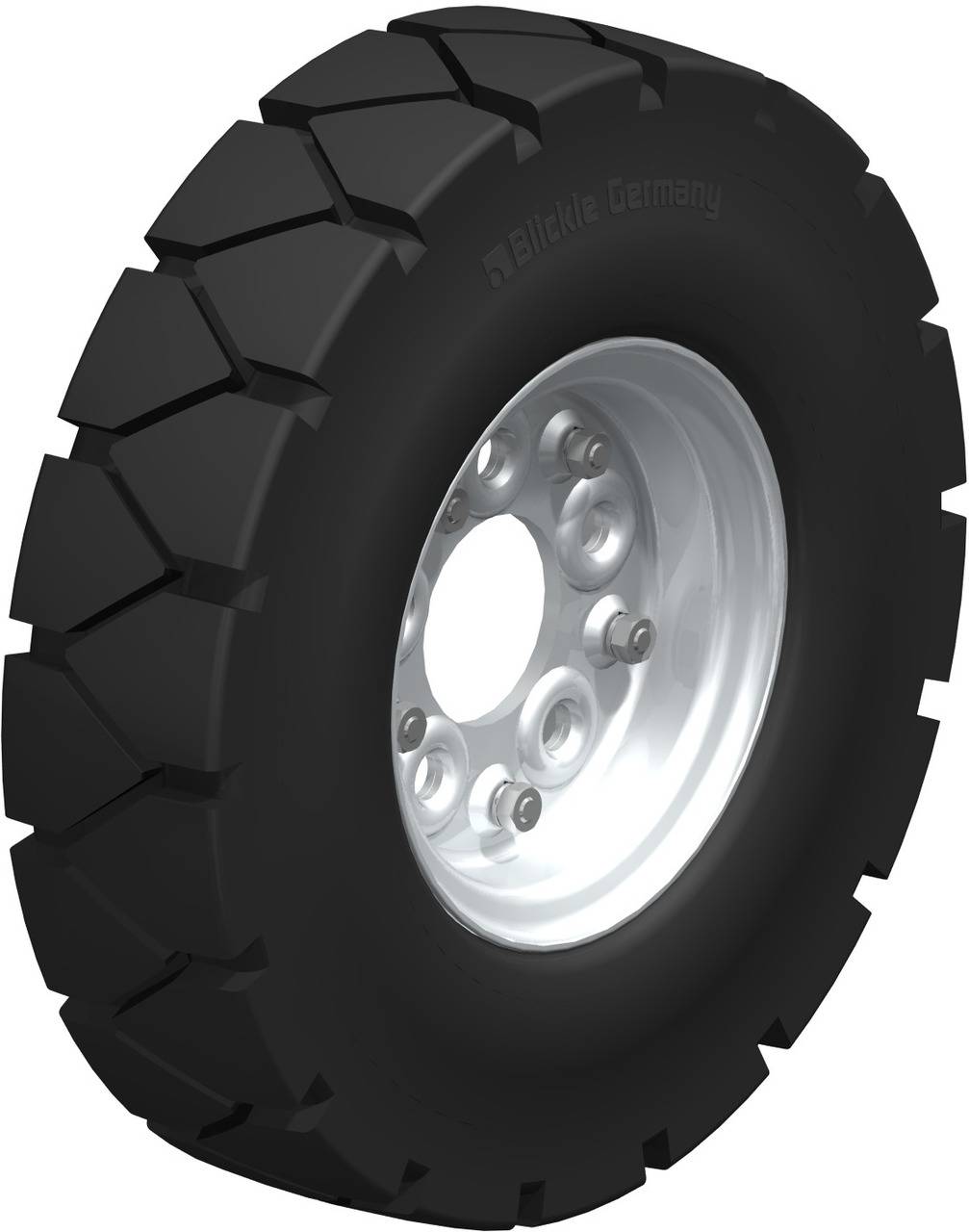 Blickle 264127 VLEA 460/5 Koło kołnierzowe Średnica koła: 455 mm Maksymalne obciążenie: 1415 kg 1 szt. - obrazek 1