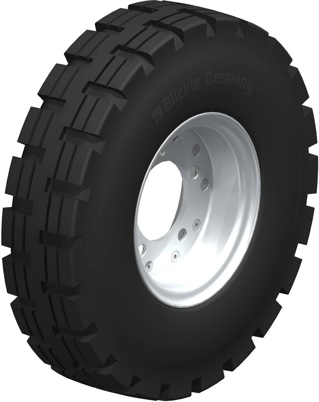 Blickle 264135 VLEA 530/5 Koło kołnierzowe Średnica koła: 525 mm Maksymalne obciążenie: 1885 kg 1 szt. - obrazek 1