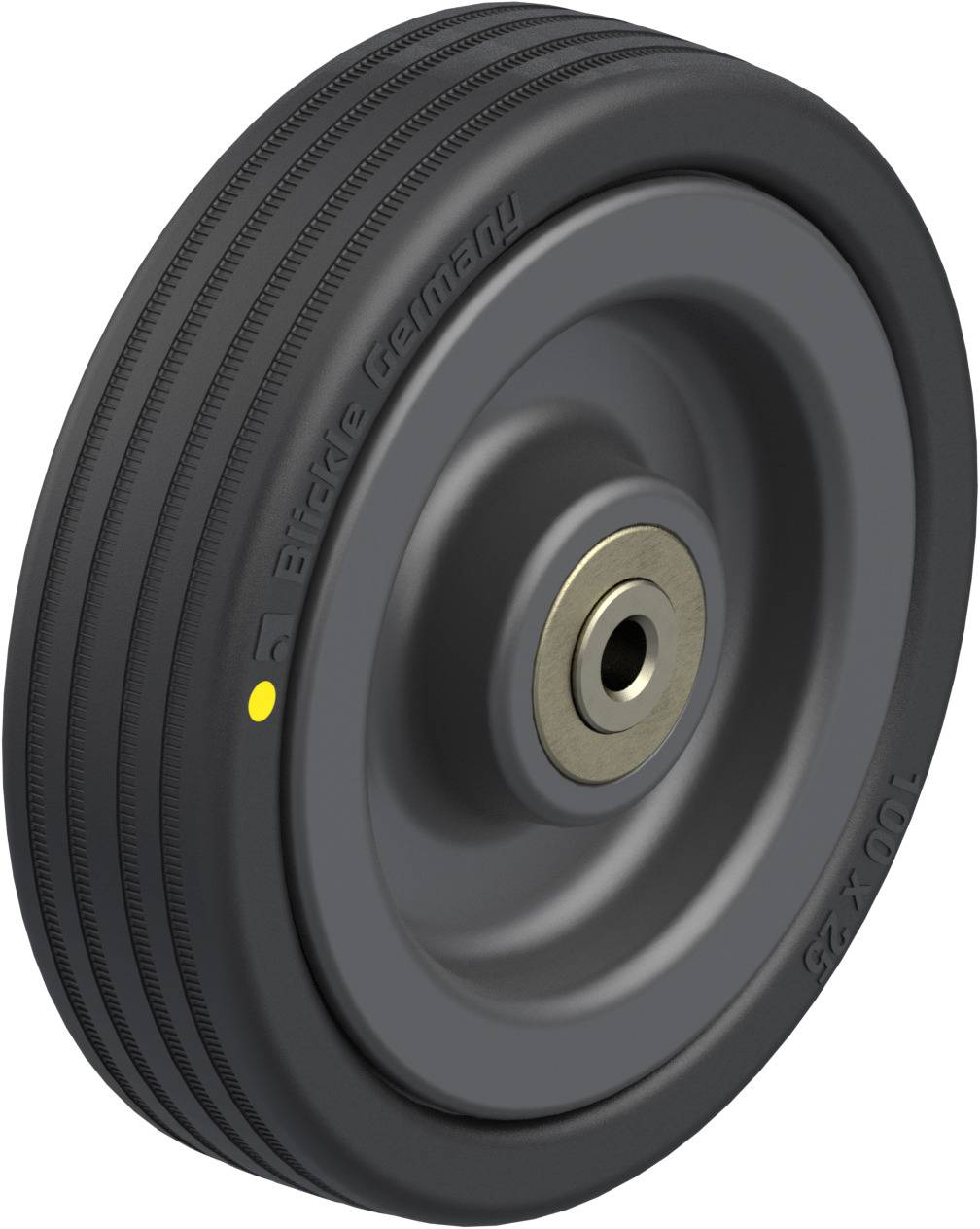 Blickle 546572 VPA 100/6K-EL Koło z tworzywa sztucznego Średnica koła: 100 mm Maksymalne obciążenie: 70 kg 1 szt. - obrazek 1