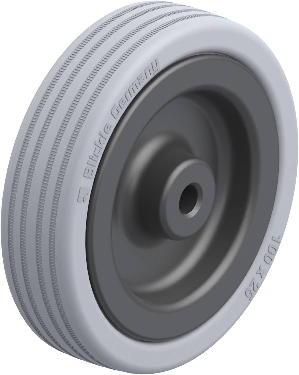 Blickle 226043 VPA 100/8G Koło z tworzywa sztucznego Średnica koła: 100 mm Maksymalne obciążenie: 90 kg 1 szt. - obrazek 1