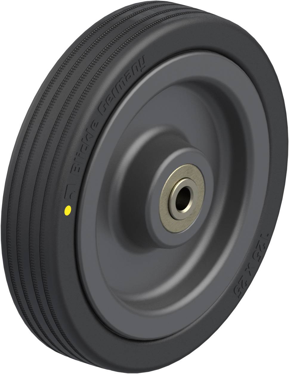 Blickle 118810 VPA 125/8K-EL Koło z tworzywa sztucznego Średnica koła: 125 mm Maksymalne obciążenie: 75 kg 1 szt. - obrazek 1
