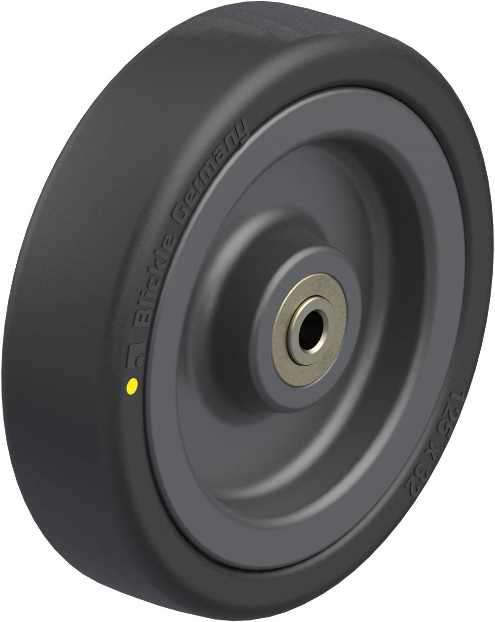 Blickle 118844 VPA 126/8K-EL Koło z tworzywa sztucznego Średnica koła: 125 mm Maksymalne obciążenie: 95 kg 1 szt. - obrazek 1