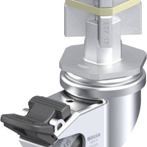 Blickle 663120 LRA-VPA 50G-FI-E07 Kółko skrętne z hamulcem Średnica koła: 50 mm Maksymalne obciążenie: 40 kg 1 szt.
