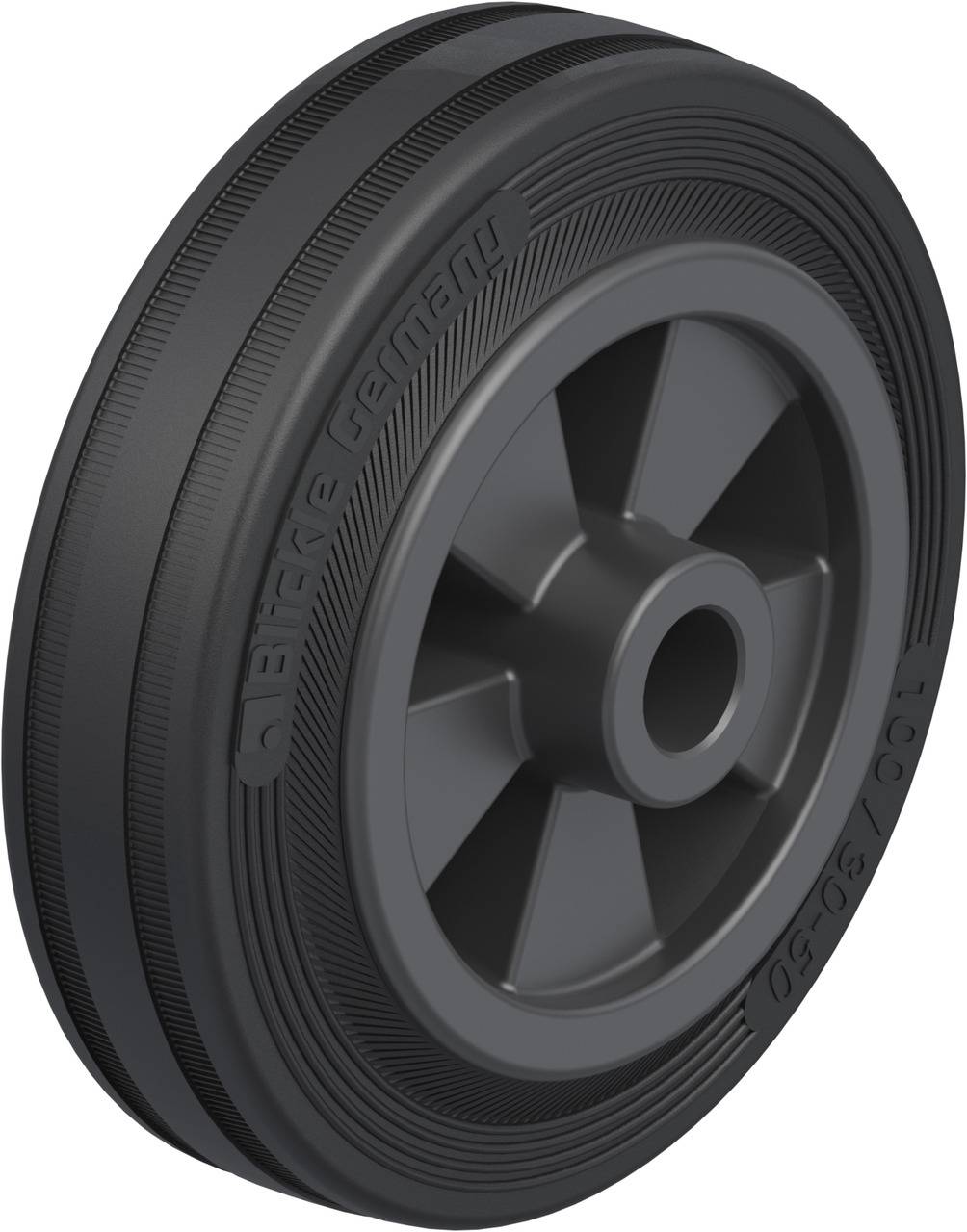 Blickle 323592 VPP 100/12G Koło do dużych obciążeń Średnica koła: 100 mm Maksymalne obciążenie: 70 kg 1 szt. - obrazek 1