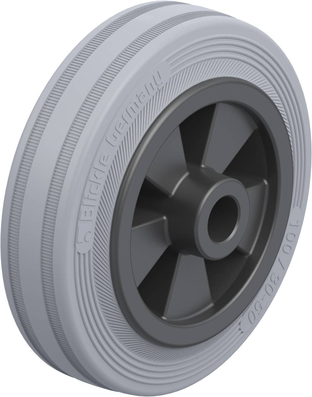 Blickle 346593 VPP 100/12G-SG Koło do dużych obciążeń Średnica koła: 100 mm Maksymalne obciążenie: 70 kg 1 szt. - obrazek 1