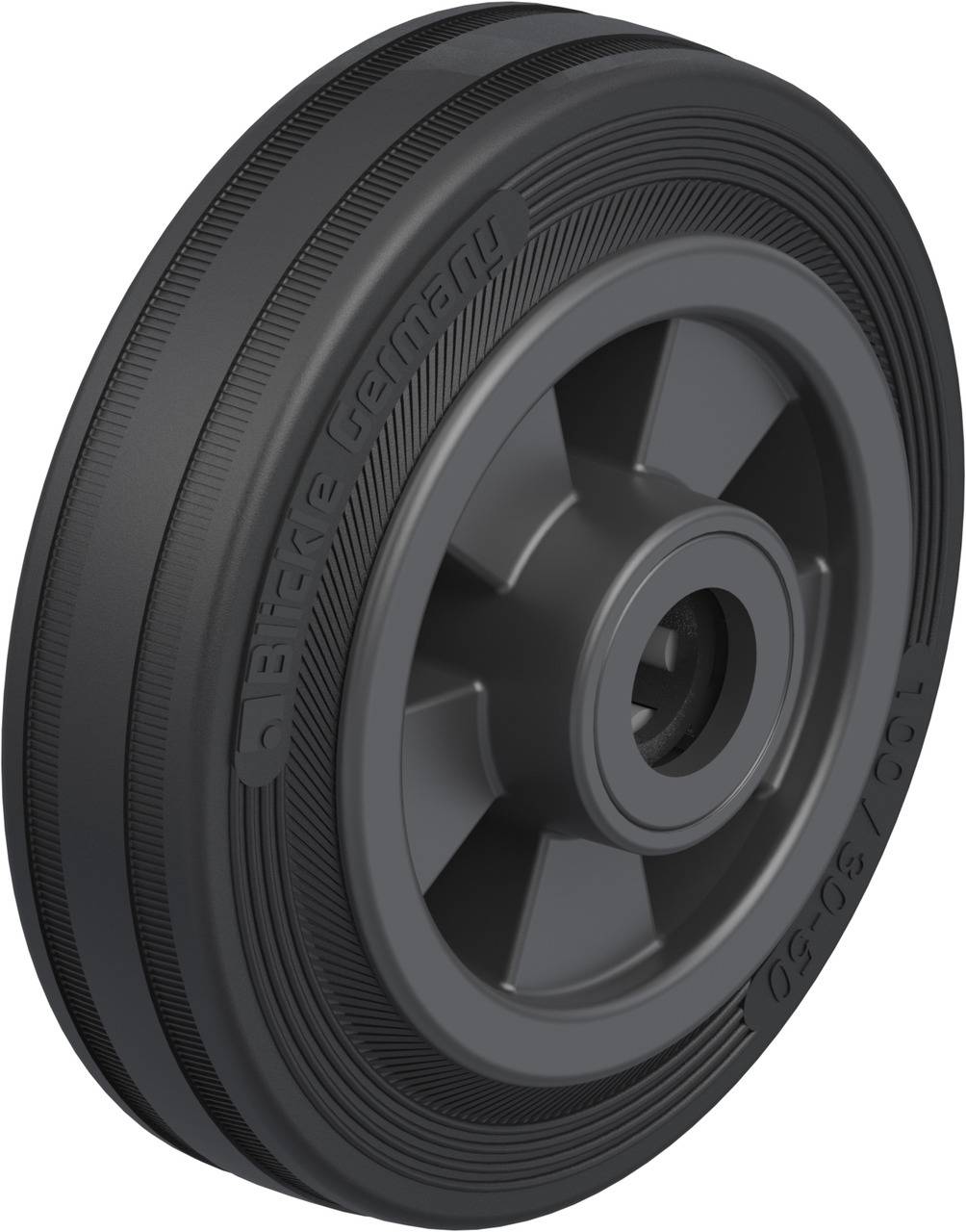 Blickle 567818 VPP 100/12R Koło do dużych obciążeń Średnica koła: 100 mm Maksymalne obciążenie: 70 kg 1 szt. - obrazek 1