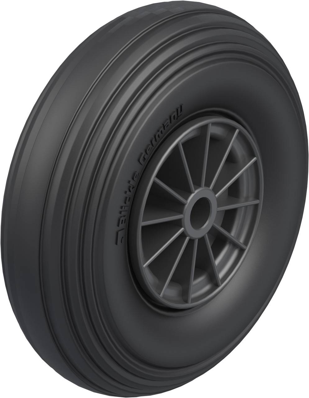 Blickle 494823 VPP 256/20G Koło do dużych obciążeń Średnica koła: 250 mm Maksymalne obciążenie: 250 kg 1 szt. - obrazek 1